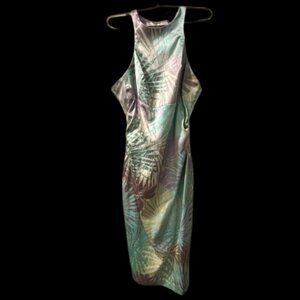 Maggy London Womens Floral Maxi Summer Halter Dress Size 6